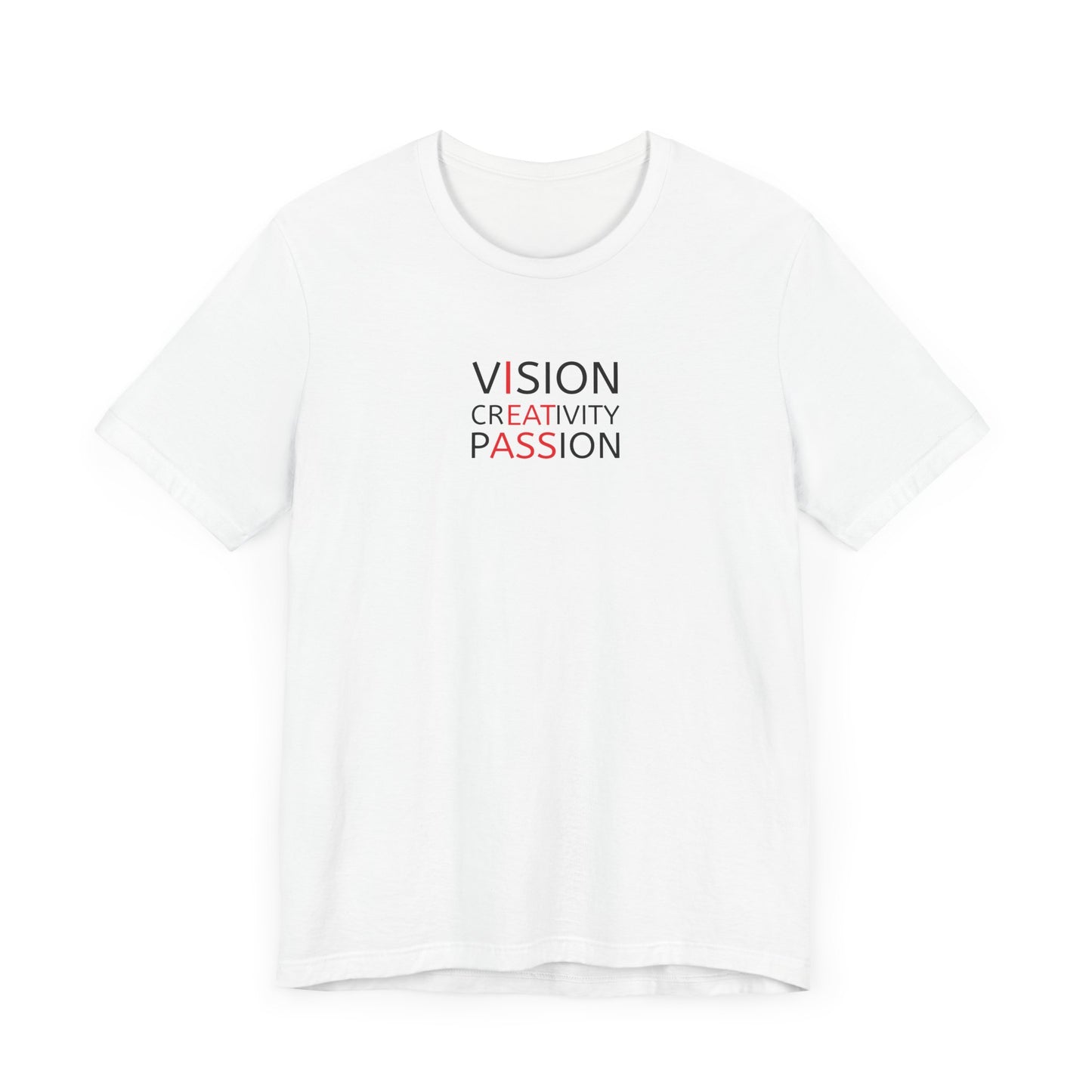 ‘Vision Creativity Passion’ T-shirt