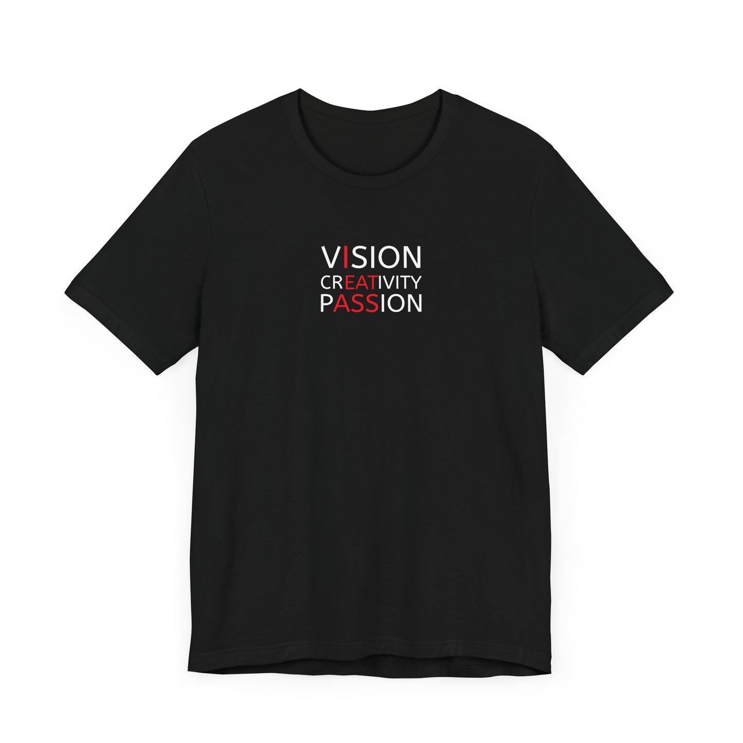 ‘Vision Creativity Passion’ T-shirt