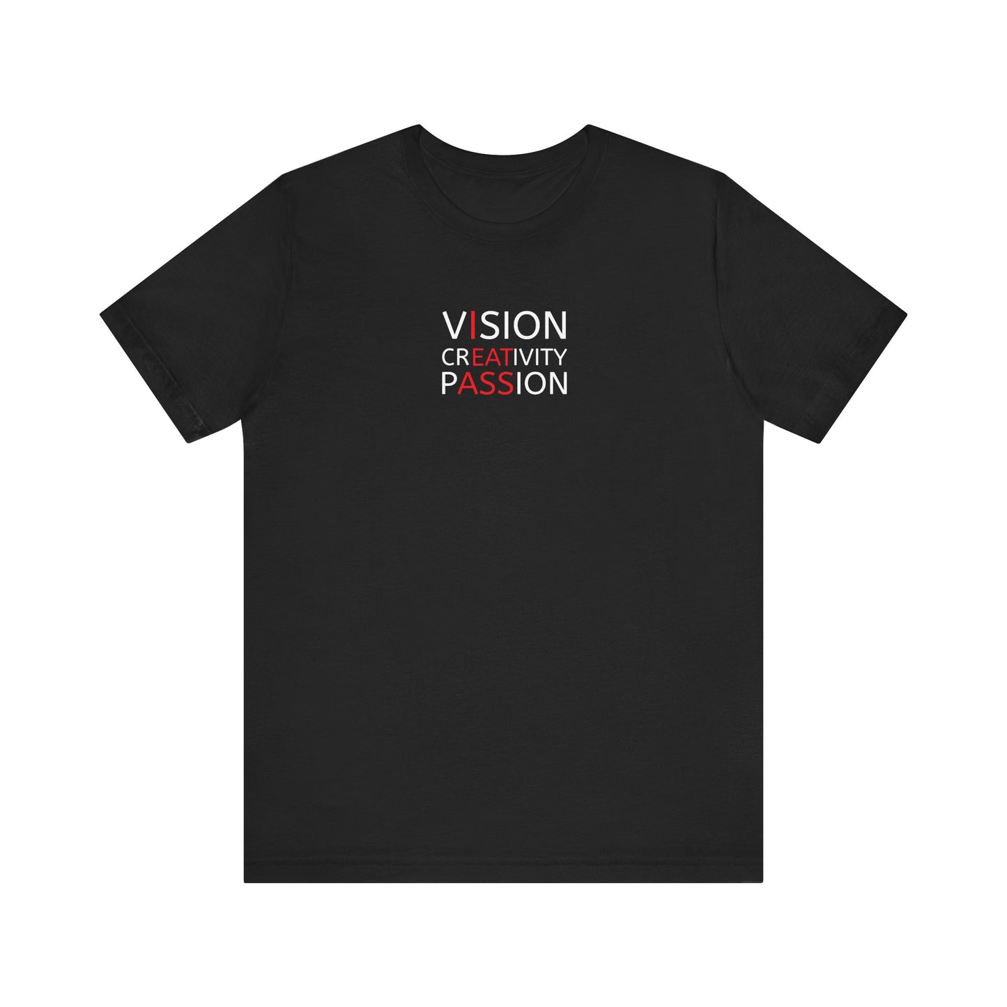 ‘Vision Creativity Passion’ T-shirt