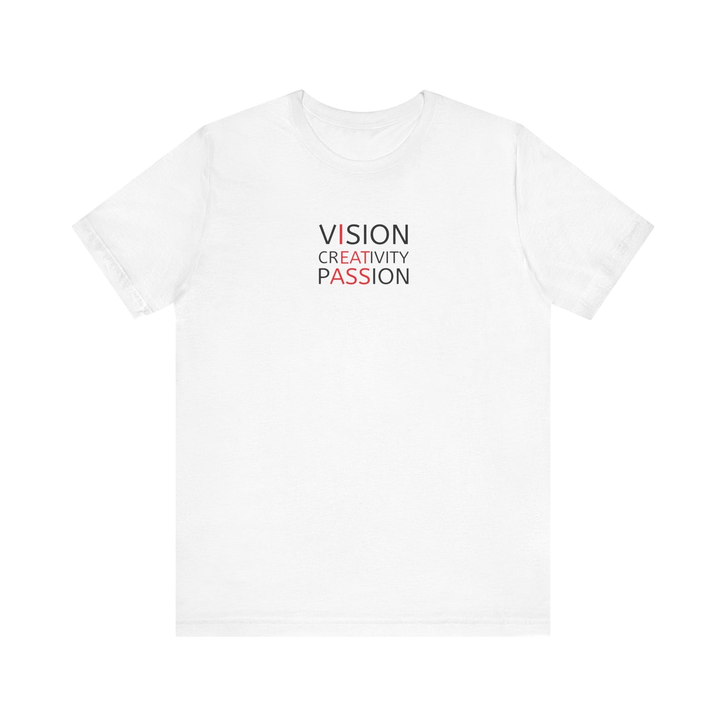 ‘Vision Creativity Passion’ T-shirt
